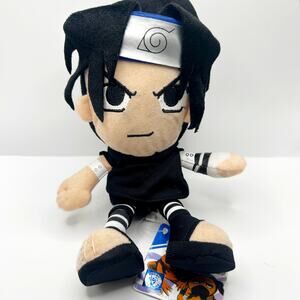 Naruto Banpresto 2005 Plush 7" Sasuke Uchiha Anime Toy Doll Japan Import NWT